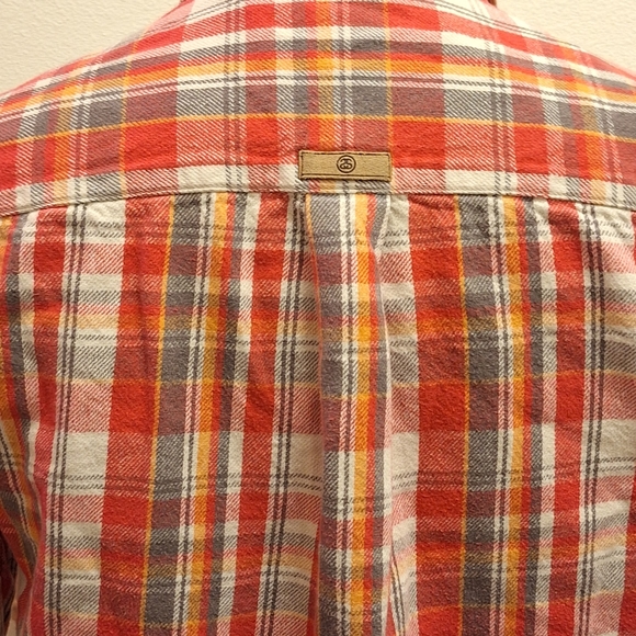 Vintage stussy flannel long sleeve button up shirt Small - Picture 4 of 7